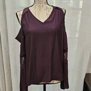 Beautiful Plum Ramy Brook Deep Purple Women's Blouse